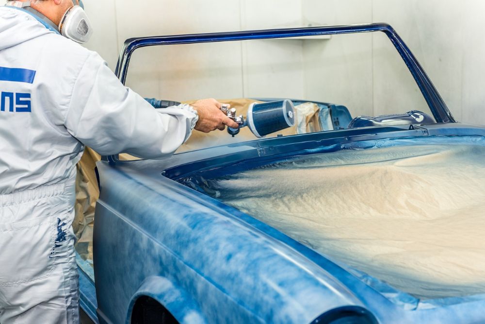 Image of car painting. You should know How to Remove Hard Water Spots from Car Paint