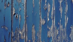 Image of peeling wood paint but what is wood painting?
