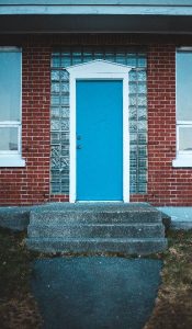 Red Brick House Front Door Color