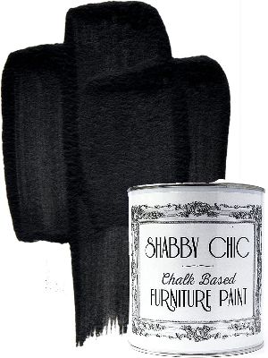 Shabby Chic Black Paint for Wood Furniture